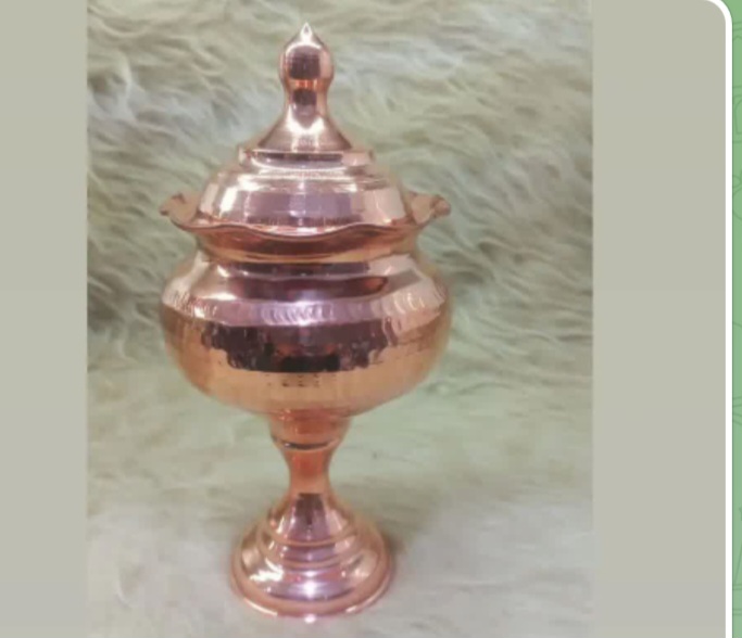 شكلات خوري پايه دار مسي طرح خمره اي 